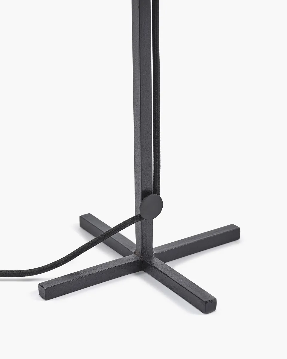 Standing Lamp 01 Black Lello L 21 W 21 H 70 CM by Antonino Sciortino